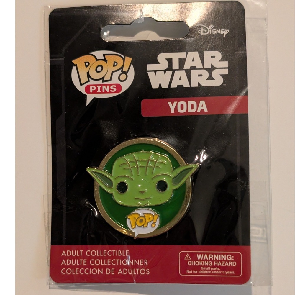 Funko Pop Pins Star Wars Yoda Enamel Pin Disney Collectible New (181)